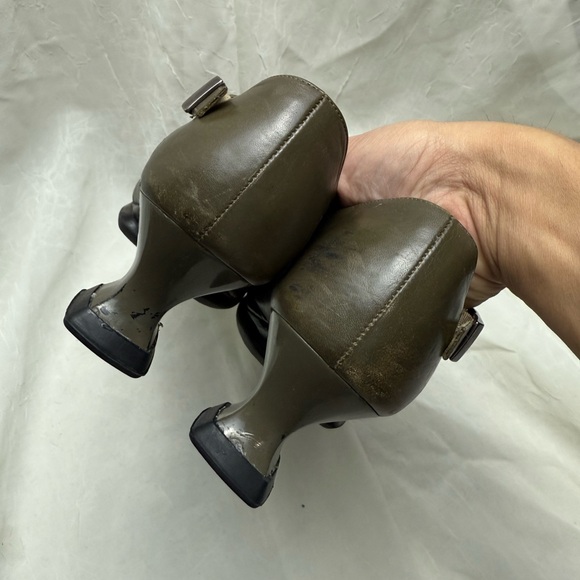 John Fluevog Olive Green Women's Shoes szie 8.5 - Picture 5 of 9